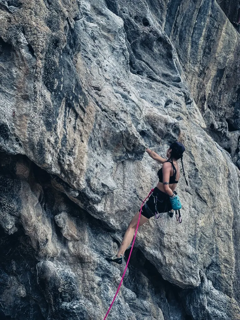 Rock climbing