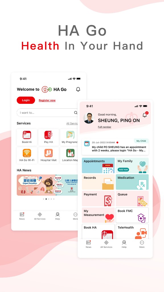 HA Go React Native project designed and built by Crystal HON