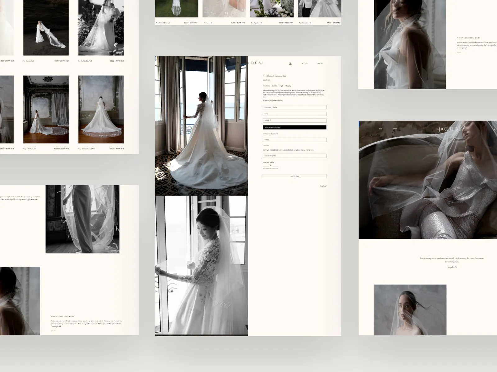 Jacqueline Au Studio Shopify project designed and built by Crystal HON